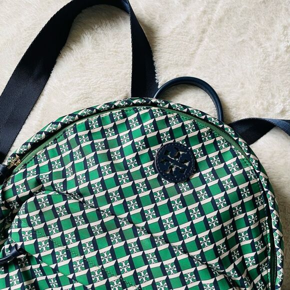 Tory Burch Ella Nylon Printed Backpack - Picture 2 of 10